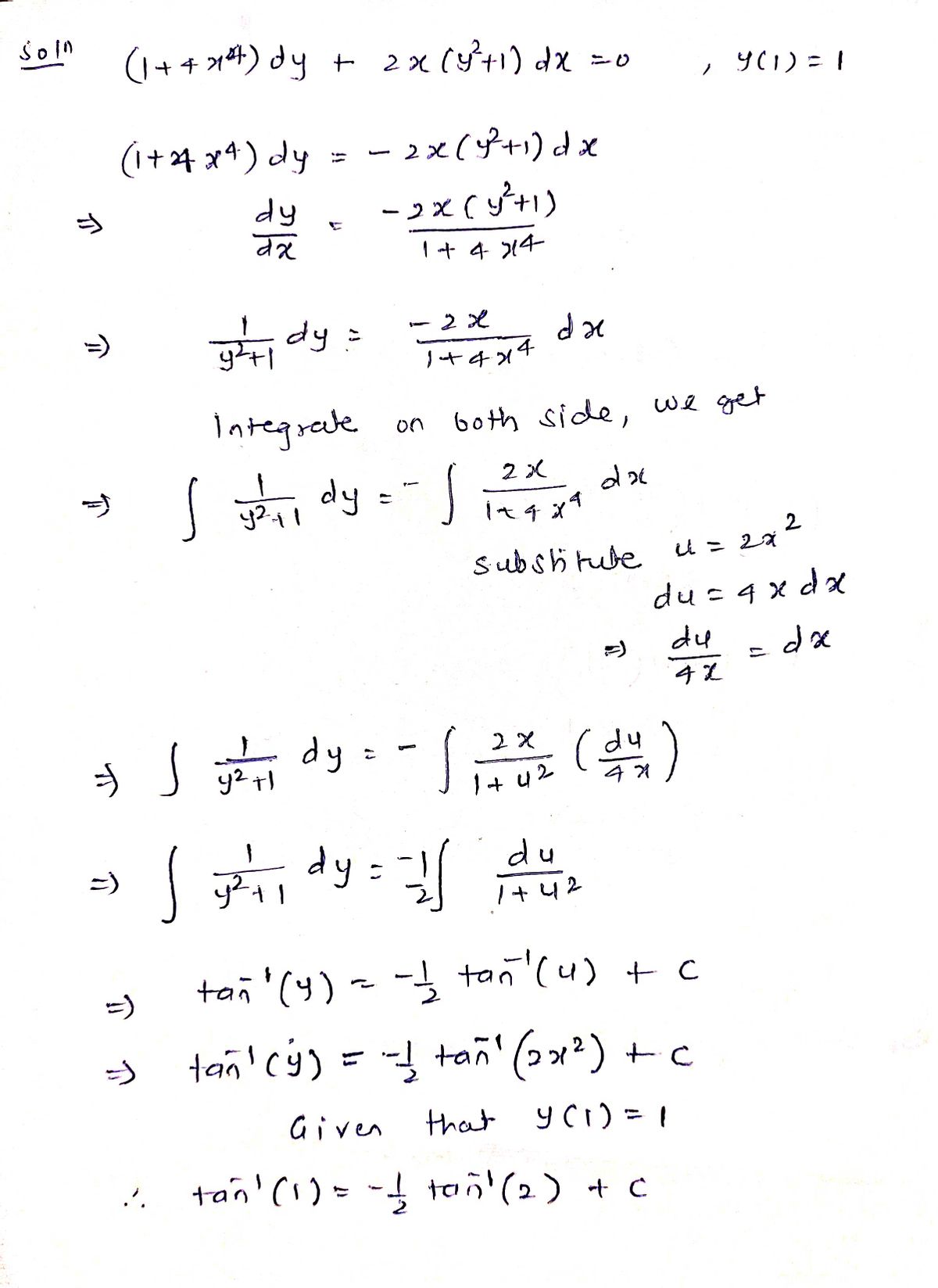 Calculus homework question answer, step 1, image 1